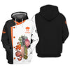 CHEF - Personalized Name 3D Black & White All Over Printed Shirt