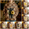 Joycorners Personalized Sunflower Cow Cozy Hoodie (12 Cattle Breeds)