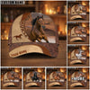 Joycorners Personalized Horse Lover Rustic Ranch Cap (9 Breeds)