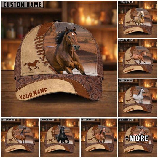 Joycorners Personalized Horse Lover Rustic Ranch Cap (9 Breeds)