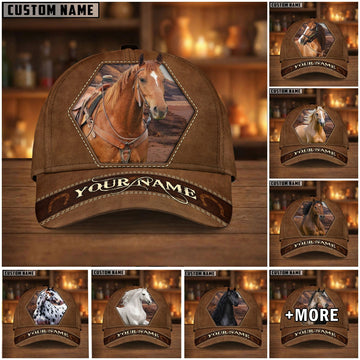 Joycorners Personalized Classic Cowboy Horse Art Cap