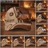 Joycorners Personalized Equestrian Horseshoe Leather Classic Cap( 8 Breeds)