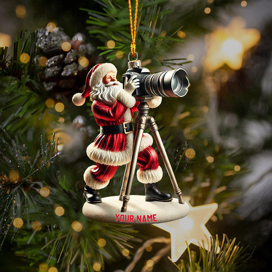 Joycorners Photographer Christmas Home Decor Christmas Ornament, Personalized Ornament8 2D Flat LM2211