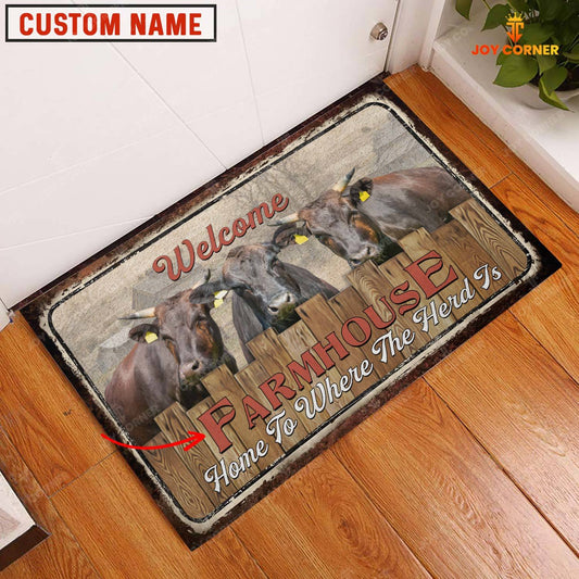 Joycorners Wagyu Personalized - Welcome  Doormat