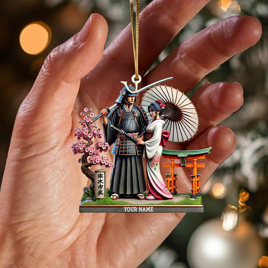 Joycorners Japanese Home Decor Christmas Ornament, Personalized Ornament 2D Flat LM2211