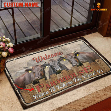 Joycorners Wagyu Personalized - Welcome  Doormat