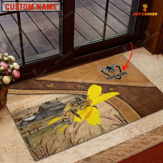 Joycorners Beekeeper Personalized - Welcome Brown Doormat