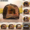 Joycorners Rustic Cow Western Tooled Pattern Custom Name 3D Cap (10 Breeds)