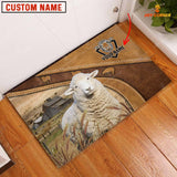 Joycorners Sheep Personalized - Welcome  Doormat