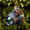Joycorners Santa Photographer Home Decor Christmas Ornament, Personalized Ornament8 2D Flat LM2211
