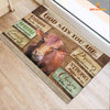 God Says You Are - Beefmaster Cattle Doormat