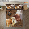 Joycorners Simmental Love God Custom Name Bedding Set