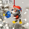 Joycorners Christmas Diving Home Decor, Christmas Ornament, Personalized Ornament 2D Flat LM2111