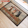 Joycorners Horse Welcome Custom Name Doormat