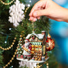 Joycorners Santa Shop Home Decor Christmas Ornament, Personalized Ornament 2D Flat LM2211