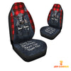 Joycorners Customized Name Black Angus Jean Overalls Pattern Car Seat Covers (2Pcs)