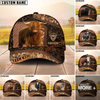 Joycorners Camo Cow Farm Cap Gift Custom Name 3D Cap (10 Breeds)
