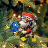 Joycorners Christmas Diving Home Decor, Christmas Ornament, Personalized Ornament 2D Flat LM2111