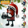 Joycorners Custom Name Photographer Ornament, Photographer Christmas Gift 2D Flat LM2111