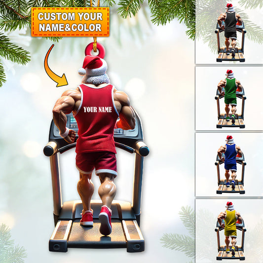 Joycorners Custom Name Gym Ornament, Gymnastics Christmas Gift4 2D Flat LM2211