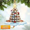 Joycorners Custom Name Dentist Ornament, Christmas Gift for Dentists 2D Flat LM2211