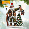 Joycorners Custom Name Hunting Ornament, Christmas Gift for Animal Hunter 2D Flat LM2111