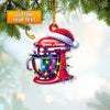 Joyccorners Custom Name Baker Christmas Ornament, Santa Christmas Gift 2D Flat LM2111