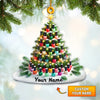 Joycorners Custom Name Nail Christmas Tree Ornament, Nail Artist Christmas Gift 2D Flat LM2111