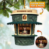 Joycorners Custom Name and Photo Coffee Shop Ornament, Coffee Love Christmas Gift 2D Flat LM2111