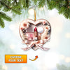 Joyccorners Custom Name Makeup Ornament, Christmas Gift for Makeup Lover 2D Flat LM2111