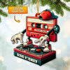 Joycorners Custom Name Disc Jockey Ornament, Christmas Gift for Disc Jockey 2D Flat LM2211