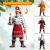 Joyccorners Custom Name Chef Santa Ornament, Christmas Gift for Cooking Lover 2D Flat LM2111