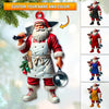 Joycorners Custom Name Chef Santa Ornament, Christmas Gift for Cooking Lover63 2D Flat LM2111