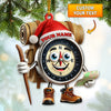 Joycorners Custom Name Hiking Ornament, Hiking Lover Christmas Decoration8 2D Flat LM2111