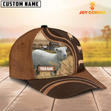 Joy Corners Southdown Sheep Customized Name Brown Cap