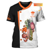 CHEF - Personalized Name 3D Black & White All Over Printed Shirt
