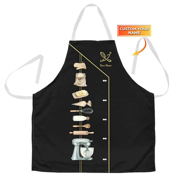BAKER - Apron Personalized Name Bakery Gift For Baker & Cake Lover