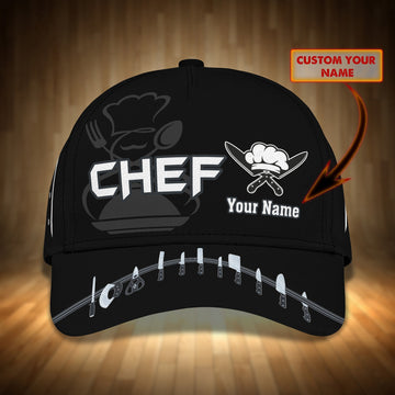 Joycorners Chef 62 Customized Name Cap
