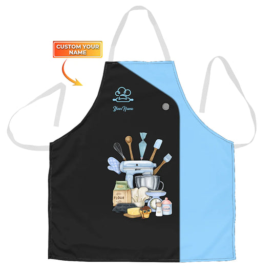 BAKER - Apron Personalized Name Bakery Gift For Baker & Cake Lover