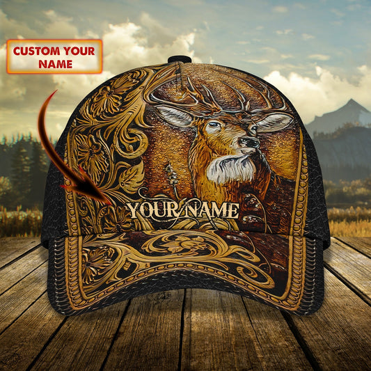 Joycorners Deer Hunting Art Personalized Cap