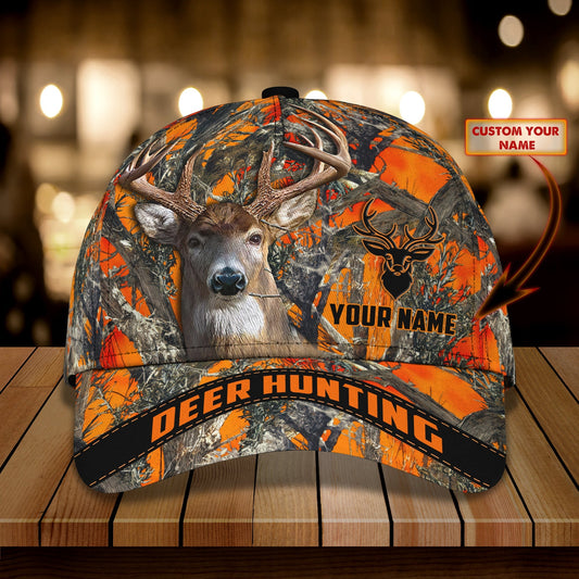 Joycorners Deer Hunting Orange Camo Classic Personalized Cap
