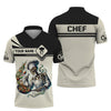 Joycorners 3D Full Print Chef Skeleton With Pan Of Food Shirt Personalized Name Gift For Chef Lovers MT2509