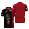 CHEF - Personalized Name 3D Black & Red All Over Printed Shirt
