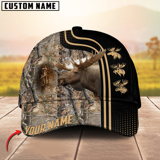 Joycorners Moose Hunting Camouflage Dotted Pattern Personalized Cap 3D Printed Multicolor (6 colors)