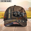 Joycorners Patriotic Cattle Farmer Cap Gift Custom Name 3D Cap (10 Breeds)