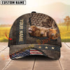 Joycorners Patriotic Cattle Farmer Cap Gift Custom Name 3D Cap (10 Breeds)