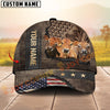 Joycorners Patriotic Cattle Farmer Cap Gift Custom Name 3D Cap (10 Breeds)