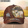 Joycorners Rustic Cow Western Tooled Pattern Cattle Rancher Gift Custom Name 3D Cap (10 Breeds)
