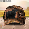 Joycorners Camo Cow Farm Cap Gift Custom Name 3D Cap (10 Breeds)