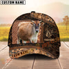 Joycorners Camo Cow Farm Cap Gift Custom Name 3D Cap (10 Breeds)